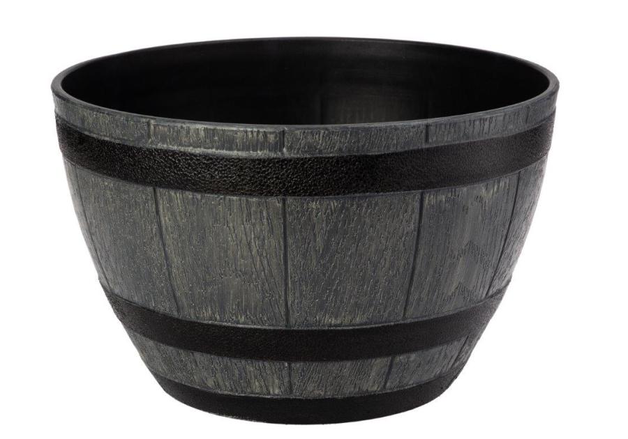 Zdjęcie: Donica Barrel 40 cm szara VERDENIA