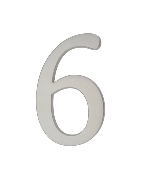 Zdjęcie: Cyfra aluminiowa 6 lub 9 srebrna 190 mm METRO