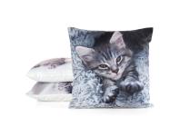 Zdjęcie: Poszewka Animal 76 szara 45 x 45 cm Mink EUROFIRANY