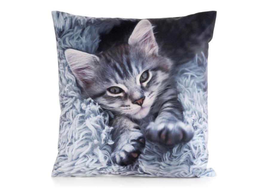 Zdjęcie: Poszewka Animal 76 szara 45 x 45 cm Mink EUROFIRANY