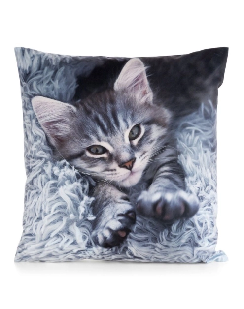 Zdjęcie: Poszewka Animal 76 szara 45 x 45 cm Mink EUROFIRANY