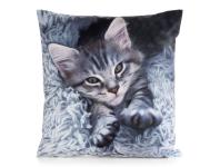 Zdjęcie: Poszewka Animal 76 szara 45 x 45 cm Mink EUROFIRANY