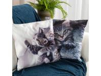 Zdjęcie: Poszewka Animal 76 szara 45 x 45 cm Mink EUROFIRANY