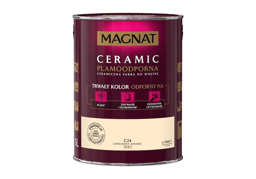 Zdjęcie: Farba ceramiczna 5 L gwiezdny kwarc MAGNAT CERAMIC