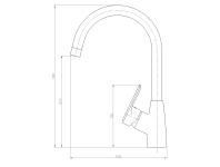 Zdjęcie: Bateria zlewozmywakowa Corso czarna INVENA