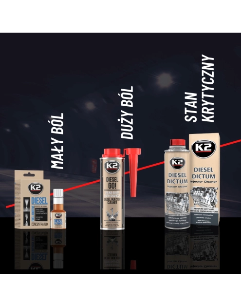 Zdjęcie: Dodatek do oleju napędowego Diesel Go! 250 ml K2