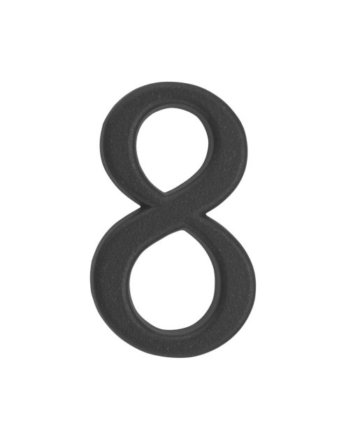 Zdjęcie: Cyfra 8 znal grafit 50 mm METRO