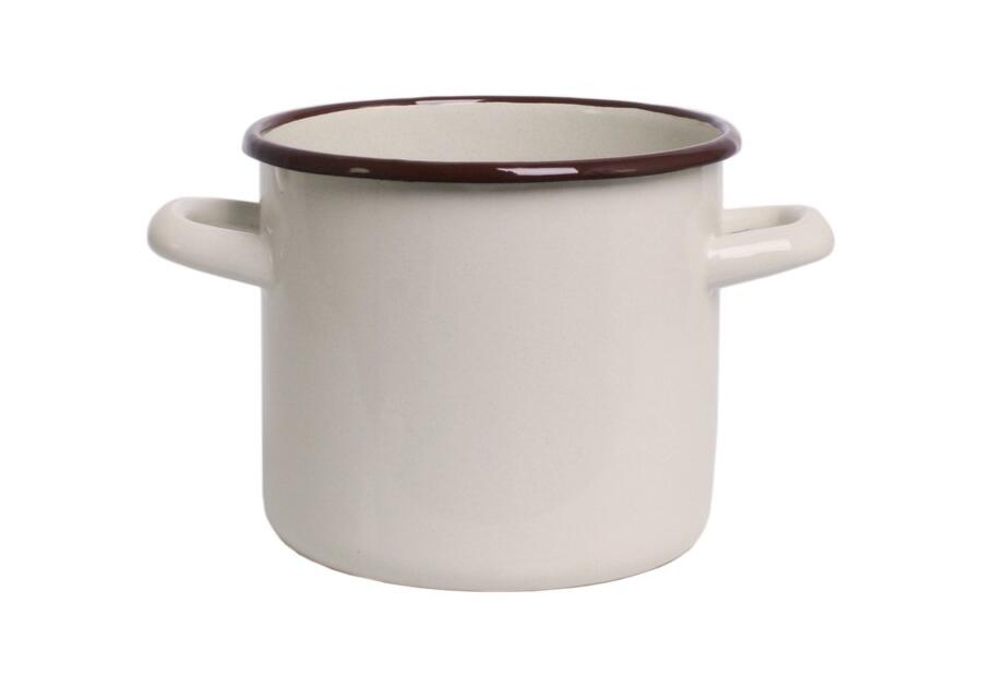 Zdjęcie: Garenk kremowy 24 cm - 9 L EMALIA