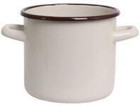 Zdjęcie: Garenk kremowy 24 cm - 9 L EMALIA