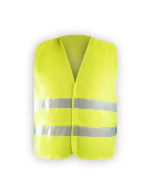 Zdjęcie: Kamizelka odblaskowa rozmiar XXL 2 pasy DEDRA