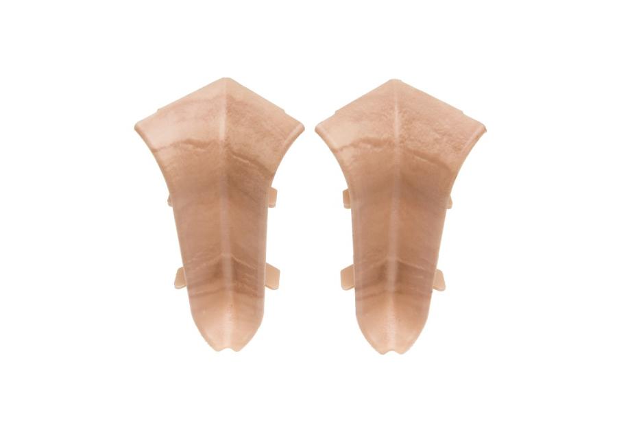 Zdjęcie: Zakończenia do listwy przypodłogowej Classic narożnik wewnętrzny 2 sztuki Jabłoń Stara Mat CEZAR