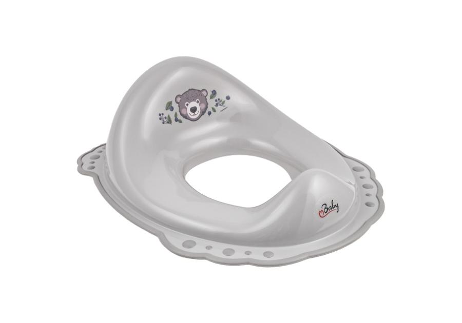 Zdjęcie: Nakładka sedesowa dla dzieci 2K Misiu Leśna Ferajna, szary NERGIS