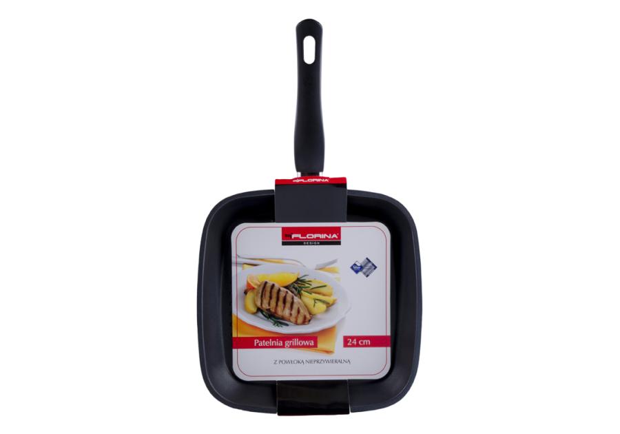 Zdjęcie: Patelnia grillowa 24 cm z powłoką teflonową FLORINA