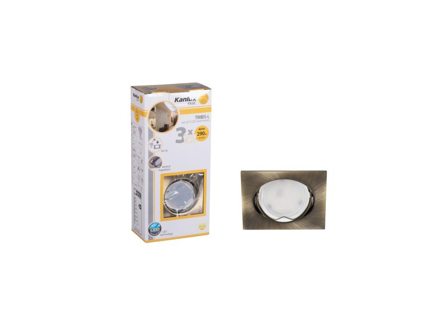 Zdjęcie: Zestaw opraw 3xLED Tribis-L-AB KANLUX