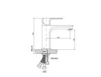 Zdjęcie: Bateria umywalkowa Nyks chrom INVENA
