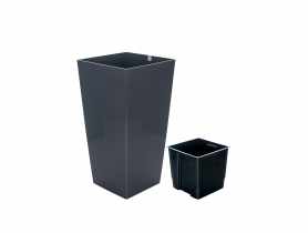 Doniczka Finezja 30x30 cm antracyt LAMELA