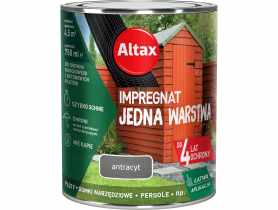 Impregnat Jedna warstwa 4 lata, antracyt 0,75 L ALTAX