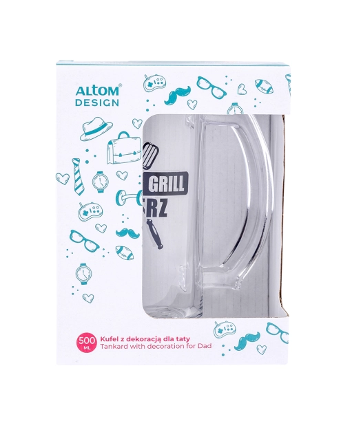 Zdjęcie: Kufel z dekoracją żarty grill mistrz 500 ml ALTOM DESIGN