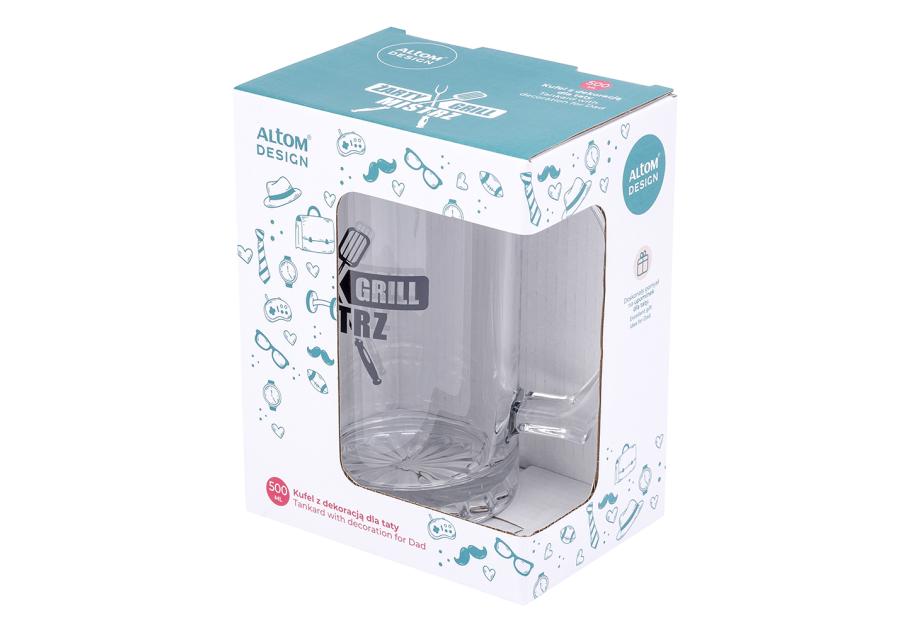 Zdjęcie: Kufel z dekoracją żarty grill mistrz 500 ml ALTOM DESIGN