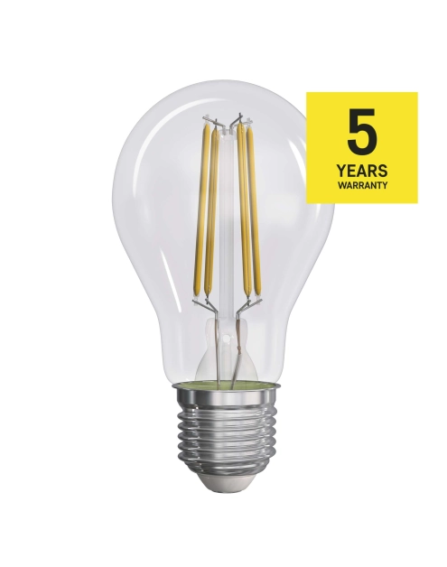 Zdjęcie: Żarówka LED Filament A60, E27, 5 W (75 W), 1 060 lm, ciepła biel EMOS