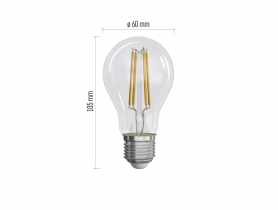 Żarówka LED Filament A60, E27, 5 W ciepła biel EMOS