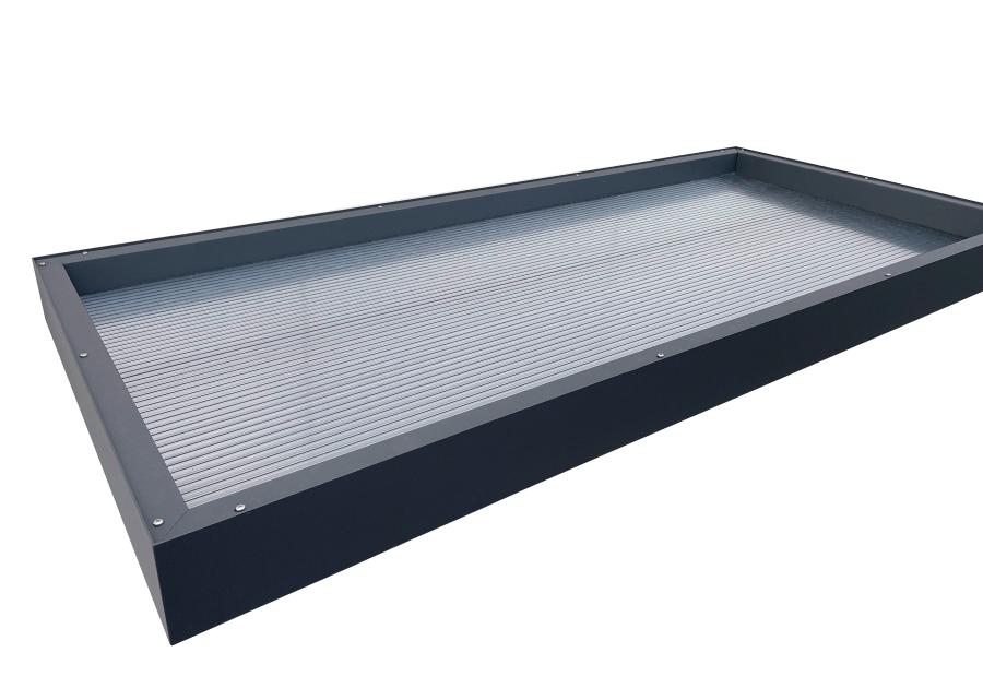 Zdjęcie: Zadaszenie BS 3D-Line antracyt 1600x900 PC 16 mm GUTTA