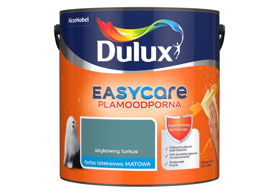Zdjęcie: Farba do wnętrz EasyCare 2,5 L szykowny turkus DULUX