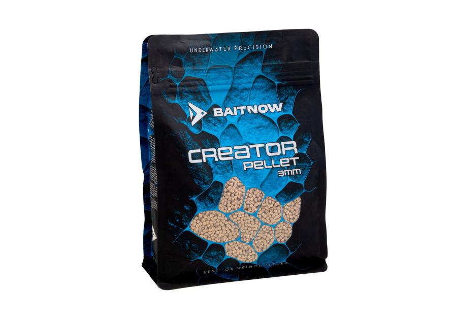 Zdjęcie: Pellet zanętowy do method feeder Creator, 3 mm, 800 g BAITNOW
