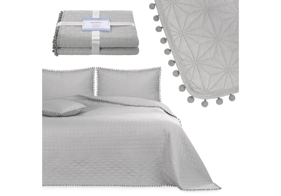 AmeliaHome Bettüberwurf Laila - Luxus Tagesdecke Mit Wendedesign Royalblue 260x280 Cm Ameliahome