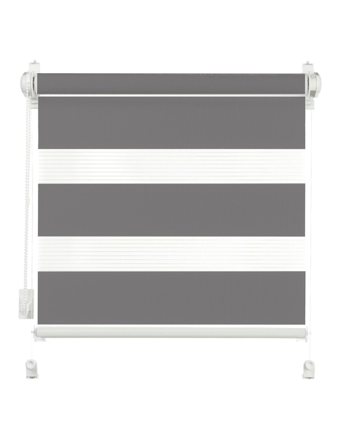 Zdjęcie: Roleta 73x140 cm Zebra II szary DECODESIGN