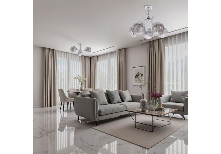 Zdjęcie: Lampa wisząca Cesar 5x40 W E27 srebrny CANDELLUX