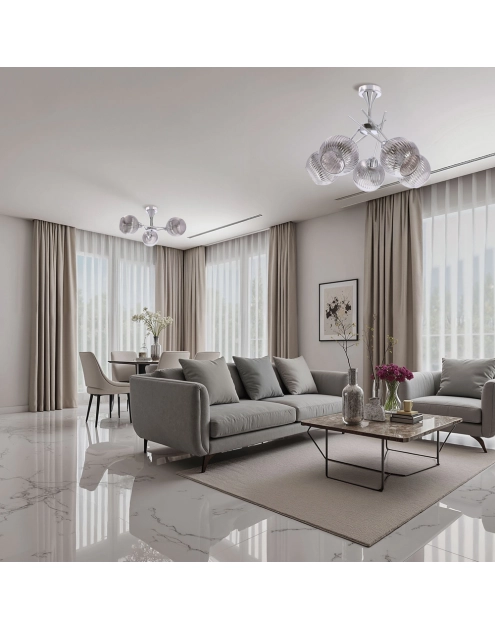 Zdjęcie: Lampa wisząca Cesar 5x40 W E27 srebrny CANDELLUX