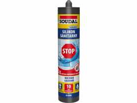 Silikon sanitarny STOP bezbarwny 280 ml SOUDAL