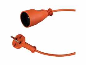 Przedłużacz ogrodowy Brum 1 20m 10A kolor pomarańczowy 2300 W STRUHM