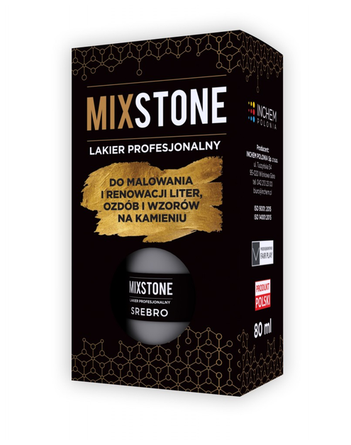 Zdjęcie: Lakier MixStone srebro 80 ml INCHEM POLONIA