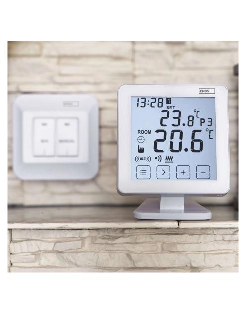 Zdjęcie: Programowalny termostat pokojowy, bezprzewodowy z WiFi, P5623 EMOS