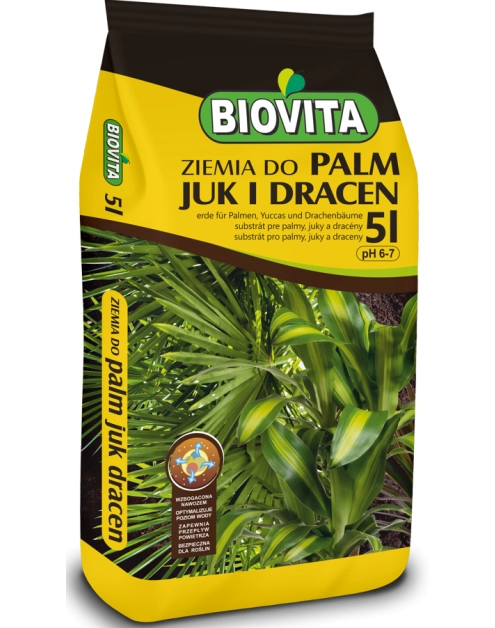 Zdjęcie: Ziemia do palm juk i dracen 5 L BIOVITA