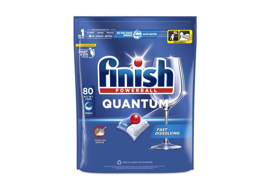 Zdjęcie: Kapsułki do zmywarki Quantum Fresh 80 sztuk FINISH