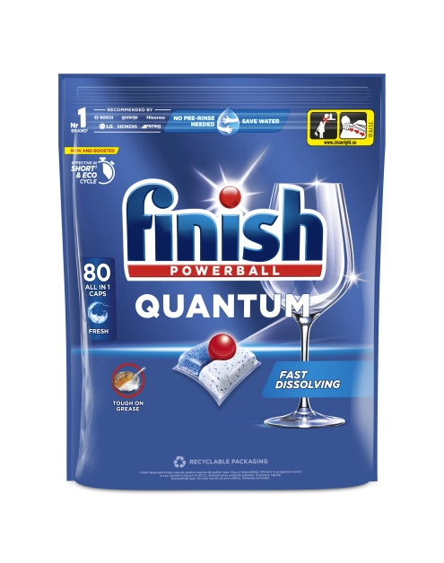 Zdjęcie: Kapsułki do zmywarki Quantum Fresh 80 sztuk FINISH