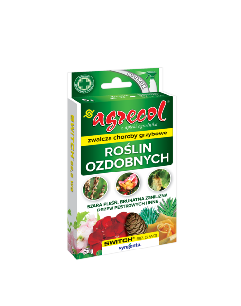 Zdjęcie: Środek grzybobójczy rośliny ozdobne Switch 62,5 WG 0,005 kg AGRECOL