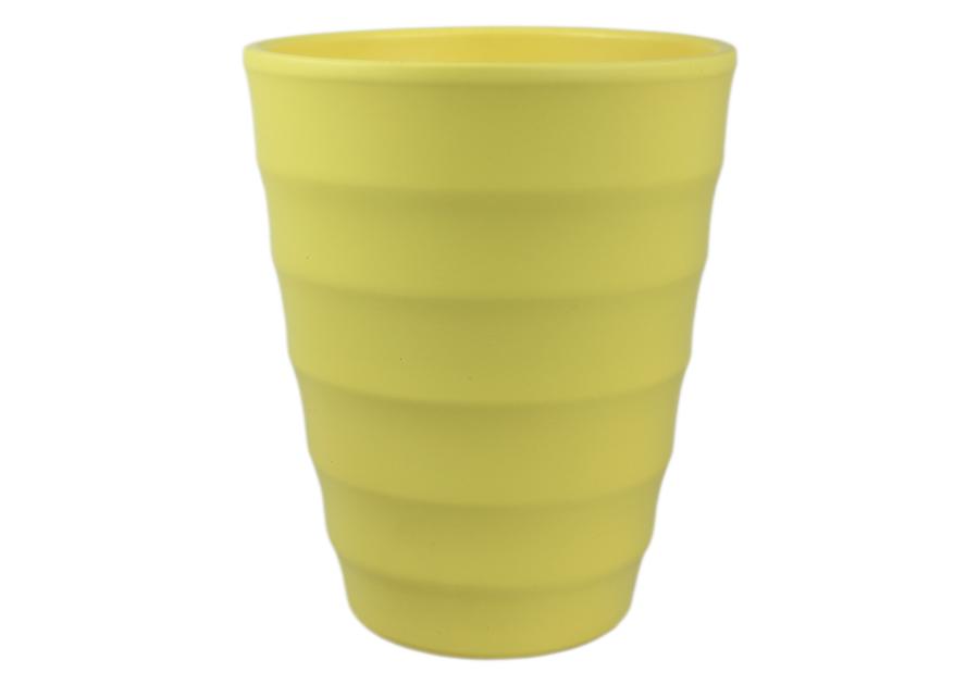 Zdjęcie: Osłonka doniczkowa 907 - 14 cm żółta mat CERMAX