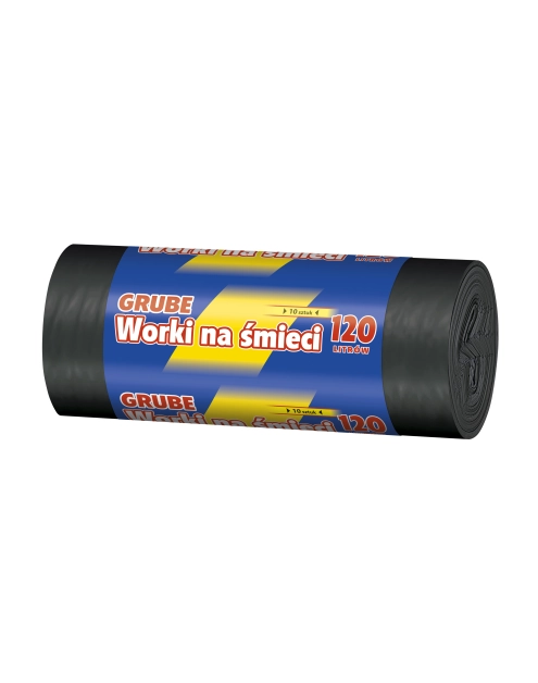 Zdjęcie: Worki LD 120 L - 10 szt. SARANTIS