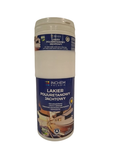 Zdjęcie: Lakier jachtowy 2 składnikowy 800 ml + 150 ml INCHEM POLONIA