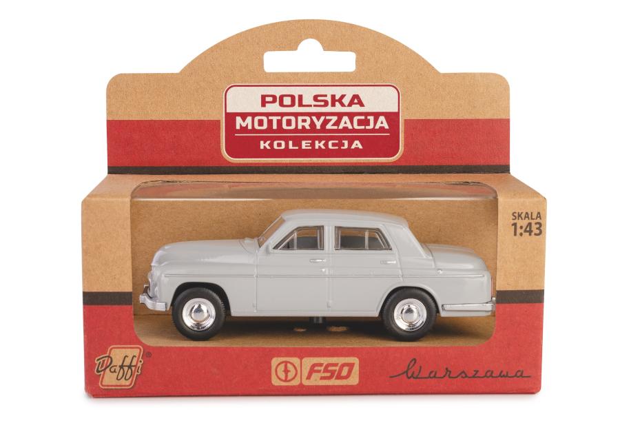 Zdjęcie: Model metalowy Prl Warszawa 223 Fh02A-09-01 popielaty DAFFI