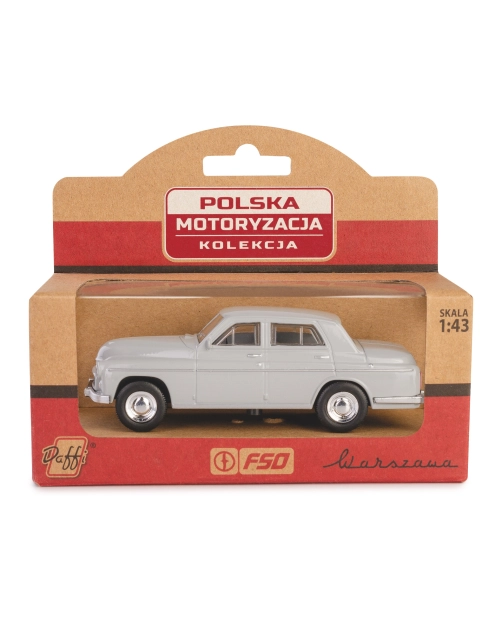 Zdjęcie: Model metalowy Prl Warszawa 223 Fh02A-09-01 popielaty DAFFI