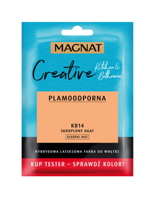 Zdjęcie: Tester farba lateksowa Creative Kitchem&Bathroom skroplony agat 30 ml MAGNAT