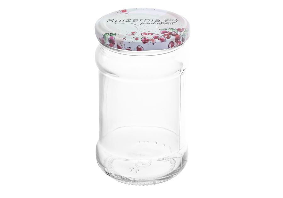 Zdjęcie: Komplet 6 słoików Spiżarnia Pani Domu 315 ml z zakrętką fi 66 4-zaczepową ALTOM DESIGN
