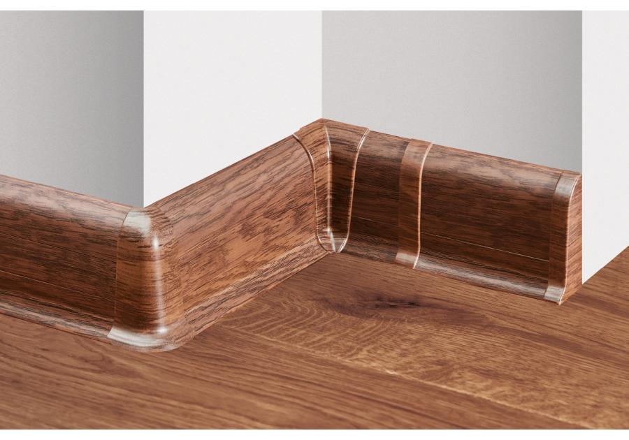 Zdjęcie: Narożnik zewnętrzny + RAK do listwy przypodłogowej Premium mat Oliwka Amazońska 2 szt. CEZAR