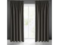 Zdjęcie: Zasłona gotowa Logan na taśmie 135x270 cm grafitowy EUROFIRANY