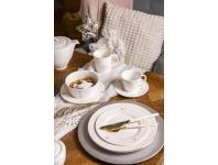 Zdjęcie: Talerz deserowy porcelanowy świąteczny Zimowy Blask 20 cm ALTOMDESIGN